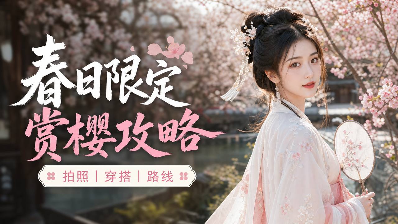 老虎菜视频-汉服美女写真视频拍摄教程